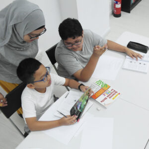 Learning facilitation in progress